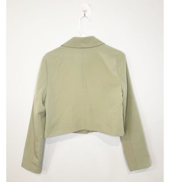 Avec les filles crop blazer green size medium - Picture 3 of 4